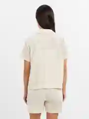 Молочный женский костюм летний муслиновый, пижама женская из муслима