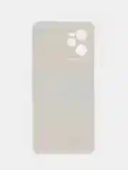 Пудровый силиконовый чехол на Realme C35 / Реалми С35 прозрачный, с рисунком, защита камеры