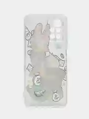 Конфетный чехол на Xiaomi Redmi 10 / Сяоми Редми 10 прозрачный, с рисунком, защита камеры