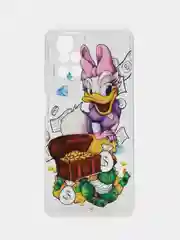 Конфетный чехол на Xiaomi Redmi 10 / Сяоми Редми 10 прозрачный, с рисунком, защита камеры