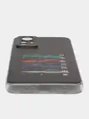 Хром чехол на Xiaomi Redmi Note 12S / Сяоми Редми Нот 12S прозрачный, с рисунком, защита камеры