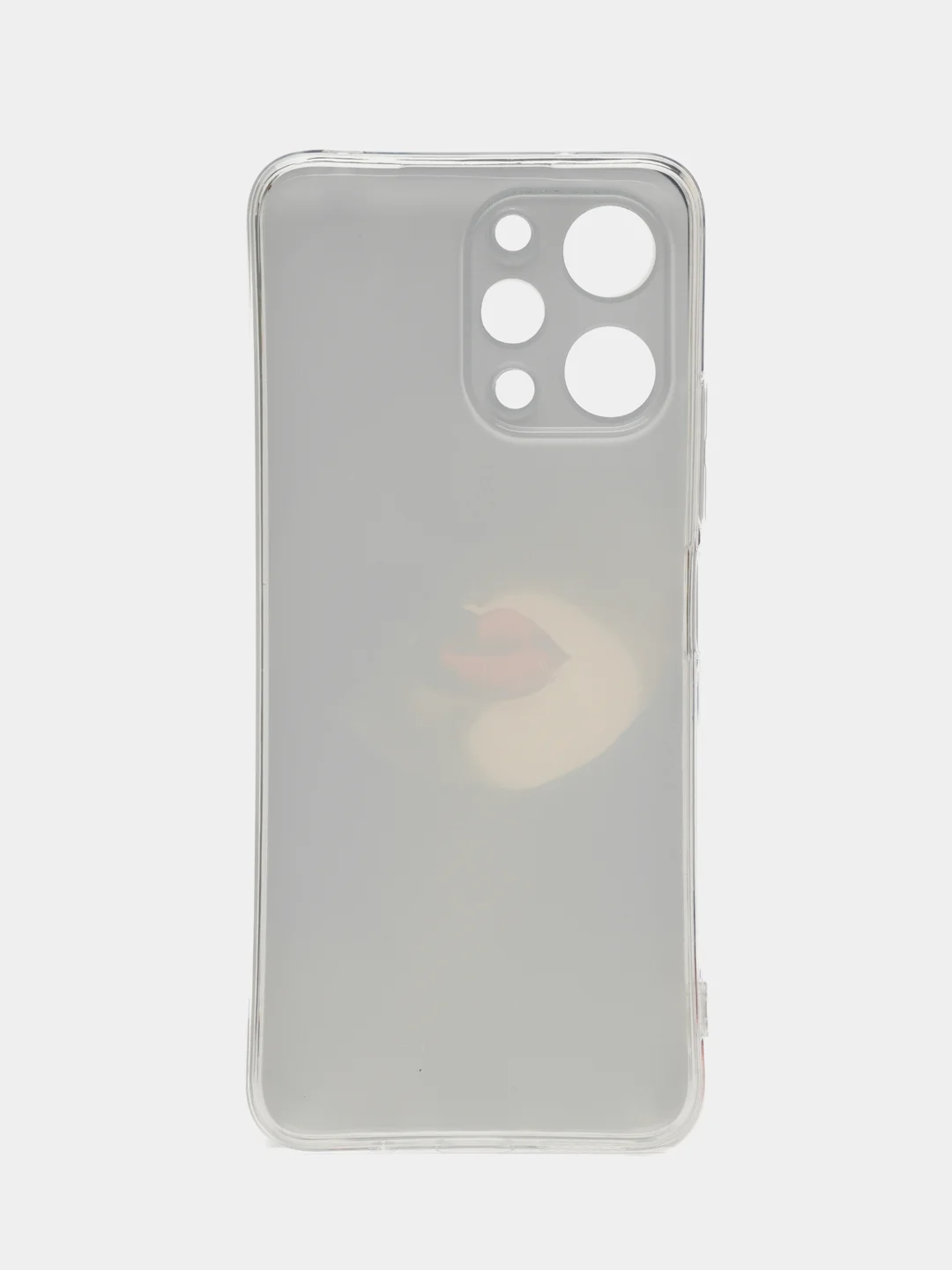 Фиолетовый силиконовый чехол на Xiaomi Redmi 12 / Редми 12 прозрачный, с рисунком, защита камеры