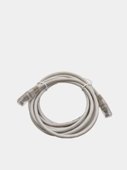 Патч-корд REXANT, U/UTP RJ45-RJ45 CAT 5e, PVC, серый, 0,5/1/1,5/2/3/5/7/10/15/20/25 м