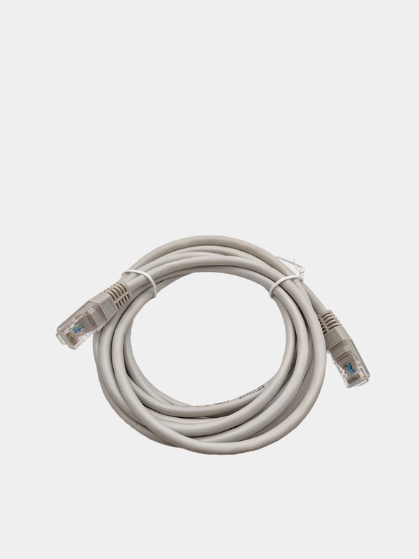 Патч-корд REXANT, U/UTP RJ45-RJ45 CAT 5e, PVC, серый, 0,5/1/1,5/2/3/5/7/10/15/20/25 м