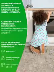 Белый блокиратор дверей и ящиков от детей, защита от детей на ящик усиленный