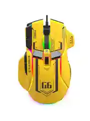 Проводная игровая бесшумная мышь с RGB-подсветкой