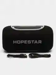 Черный портативная Bluetooth колонка HOPESTAR P65Pro - 50W с RGB подсветкой, TWS,  Premium