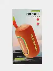 Оранжевый портативная Bluetooth колонка HOPESTAR P65Pro - 50W с RGB подсветкой, TWS,  Premium