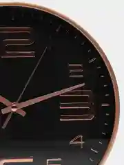 Золотой часы настенные бесшумные