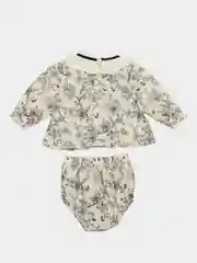 Разноцветный комплект для девочки блузка и шорты, весна, лето
