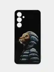 Фуксия силиконовый чехол на Samsung Galaxy A54 5G / Самсунг A54 прозрачный, с рисунком
