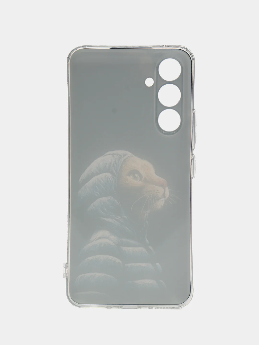 Фуксия силиконовый чехол на Samsung Galaxy A54 5G / Самсунг A54 прозрачный, с рисунком