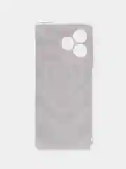 Лавандовый силиконовый чехол на Realme C53/C51 (Реалми С53/С51), прозрачный, с рисунком, защита камеры