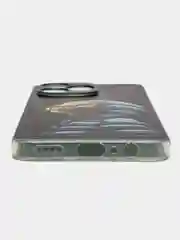 Фуксия силиконовый чехол на Realme C53/C51 (Реалми С53/С51), прозрачный, с рисунком, защита камеры