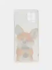 Бронзовый чехол на Oppo Realme 8/8 Pro / Реалми 8/8 Про прозрачный, с рисунком, защита камеры