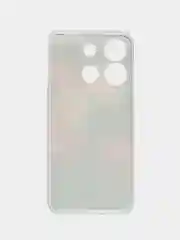 Кораллово-розовый чехол на Infinix Smart 7 Plus / Инфиникс Смарт 7 Плюс прозрачный, с рисунком