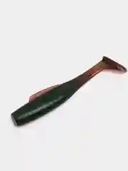 Тёмно-бордовый силиконовая приманка виброхвост 84 мм., 4шт. в пачке
