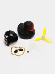 Тёмно-коричневый утка игрушка в машину, уточка в машину в шлеме с пропеллером в очках