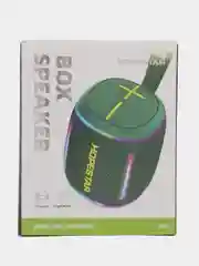 Тёмно-зелёный портативная Bluetooth колонка HOPESTAR P63 с RGB подсветкой, TWS, Premium