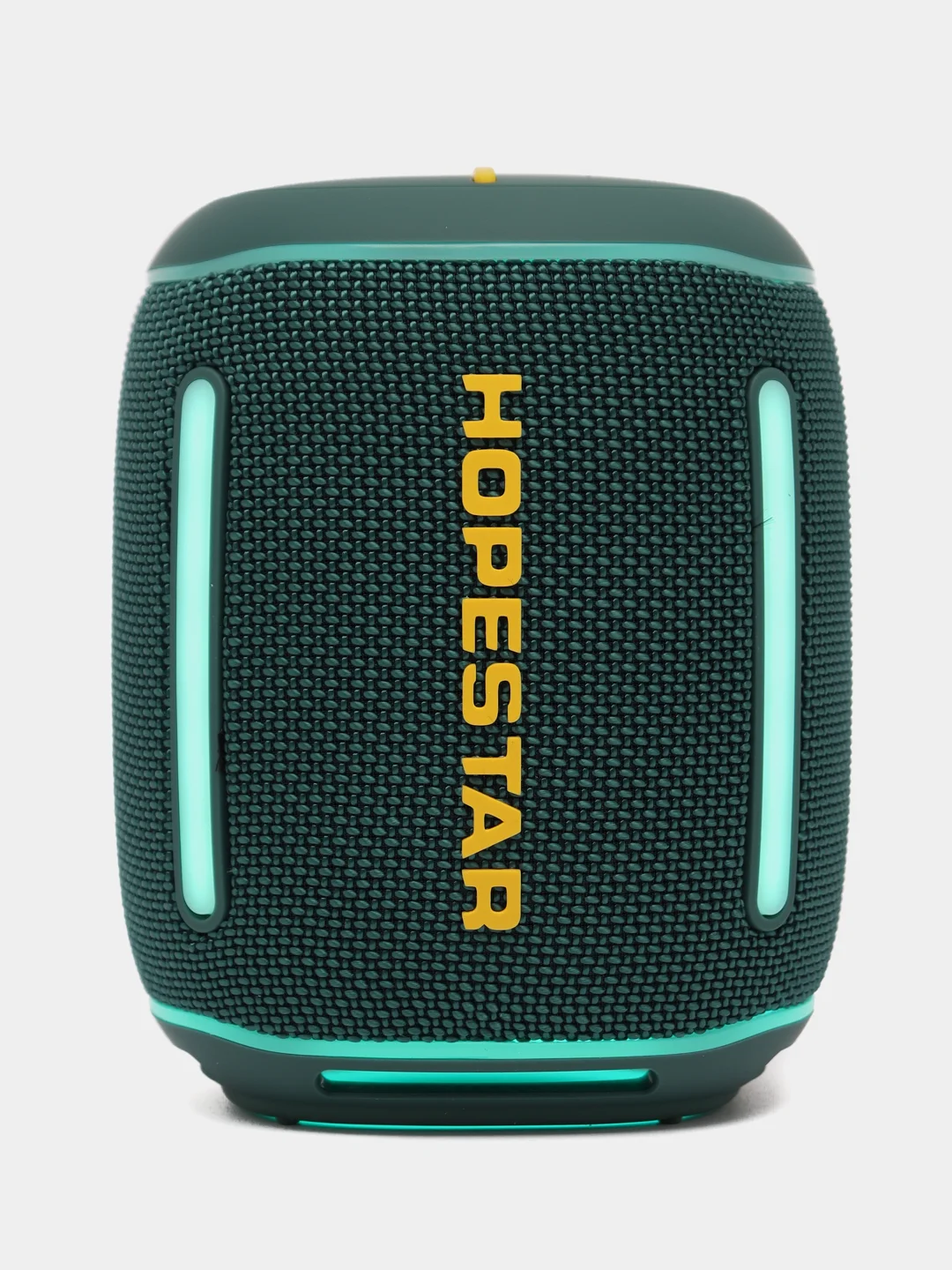 Тёмно-зелёный портативная Bluetooth колонка HOPESTAR P63 с RGB подсветкой, TWS, Premium
