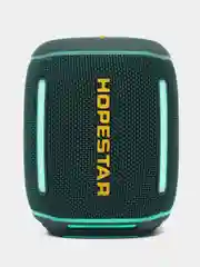 Тёмно-зелёный портативная Bluetooth колонка HOPESTAR P63 с RGB подсветкой, TWS, Premium