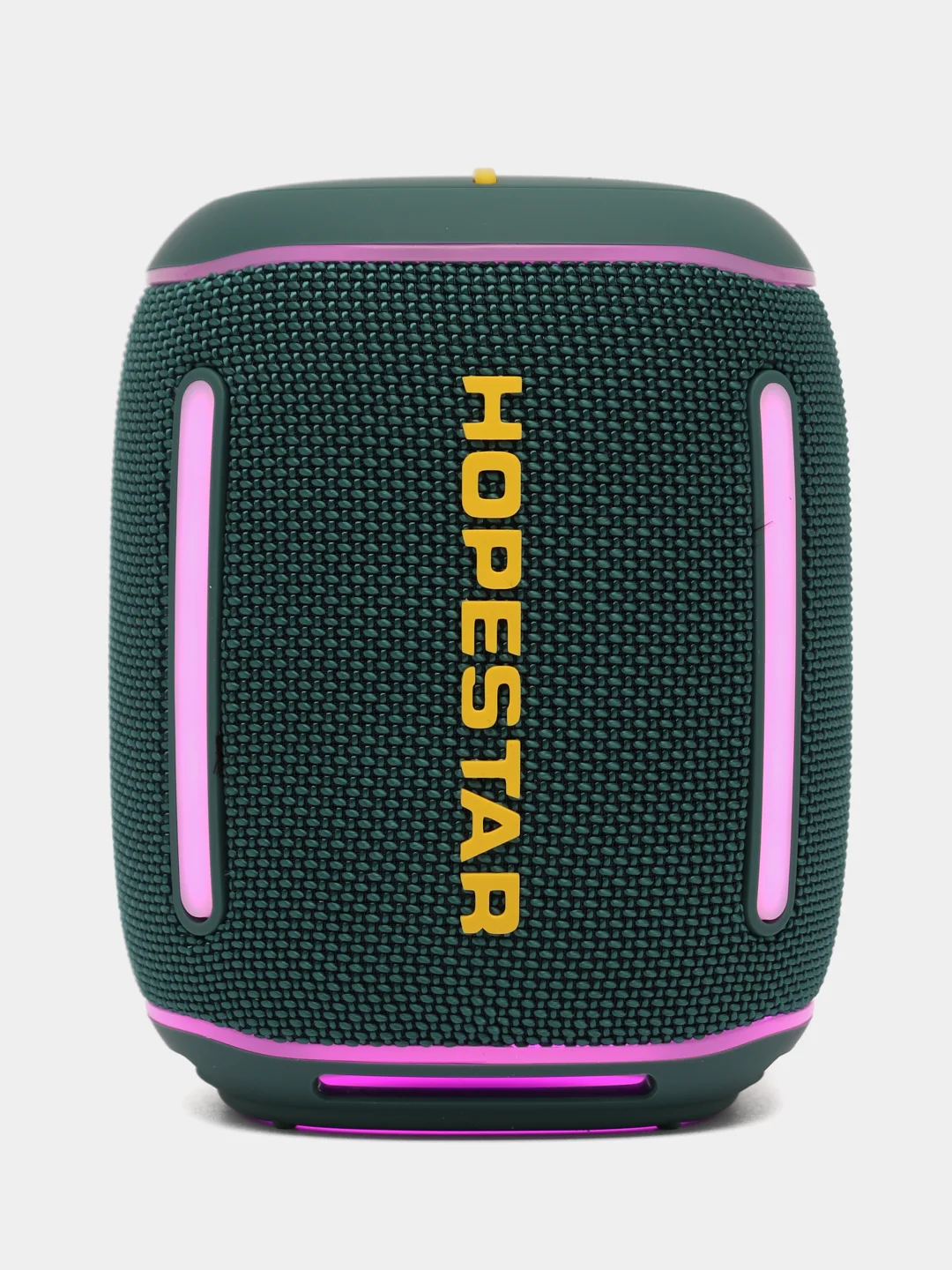 Тёмно-зелёный портативная Bluetooth колонка HOPESTAR P63 с RGB подсветкой, TWS, Premium