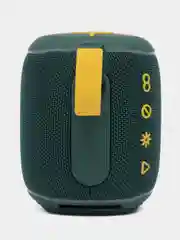 Тёмно-зелёный портативная Bluetooth колонка HOPESTAR P63 с RGB подсветкой, TWS, Premium