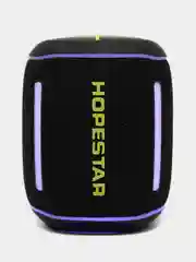 Тёмно-серый портативная Bluetooth колонка HOPESTAR P63 с RGB подсветкой, TWS, Premium