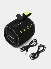 Тёмно-серый портативная Bluetooth колонка HOPESTAR P63 с RGB подсветкой, TWS, Premium