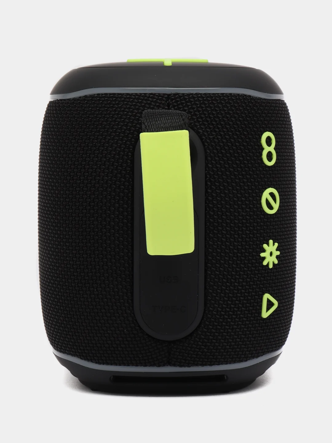 Тёмно-серый портативная Bluetooth колонка HOPESTAR P63 с RGB подсветкой, TWS, Premium