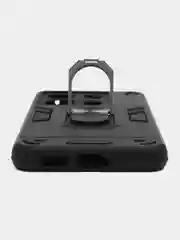 Синий чехол Xiaomi Poco X6 (Сяоми Поко Х6) противоударный, с металлической подставкой кольцом