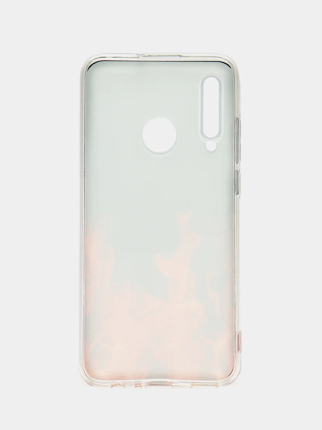Оранжевый чехол на Honor 10i/20 Lite 2019/20e/Huawei P Smart Plus 2019 / Хонор 10i прозрачный