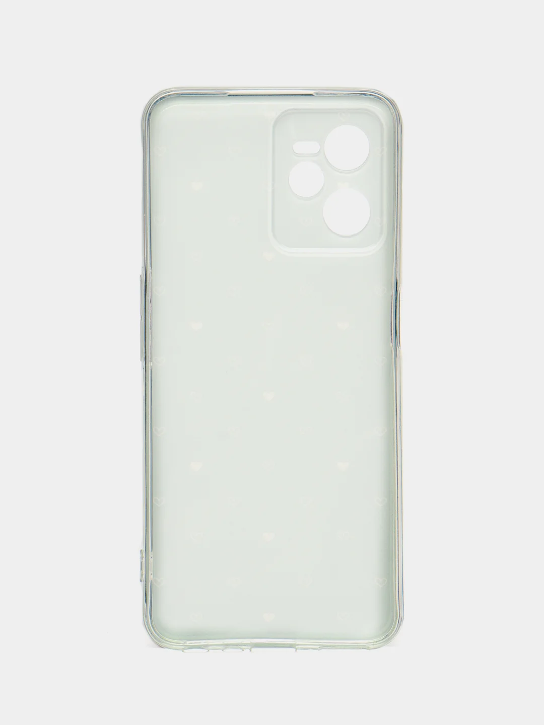 Черный силиконовый чехол на Realme C35 / Реалми С35 прозрачный, с рисунком, защита камеры