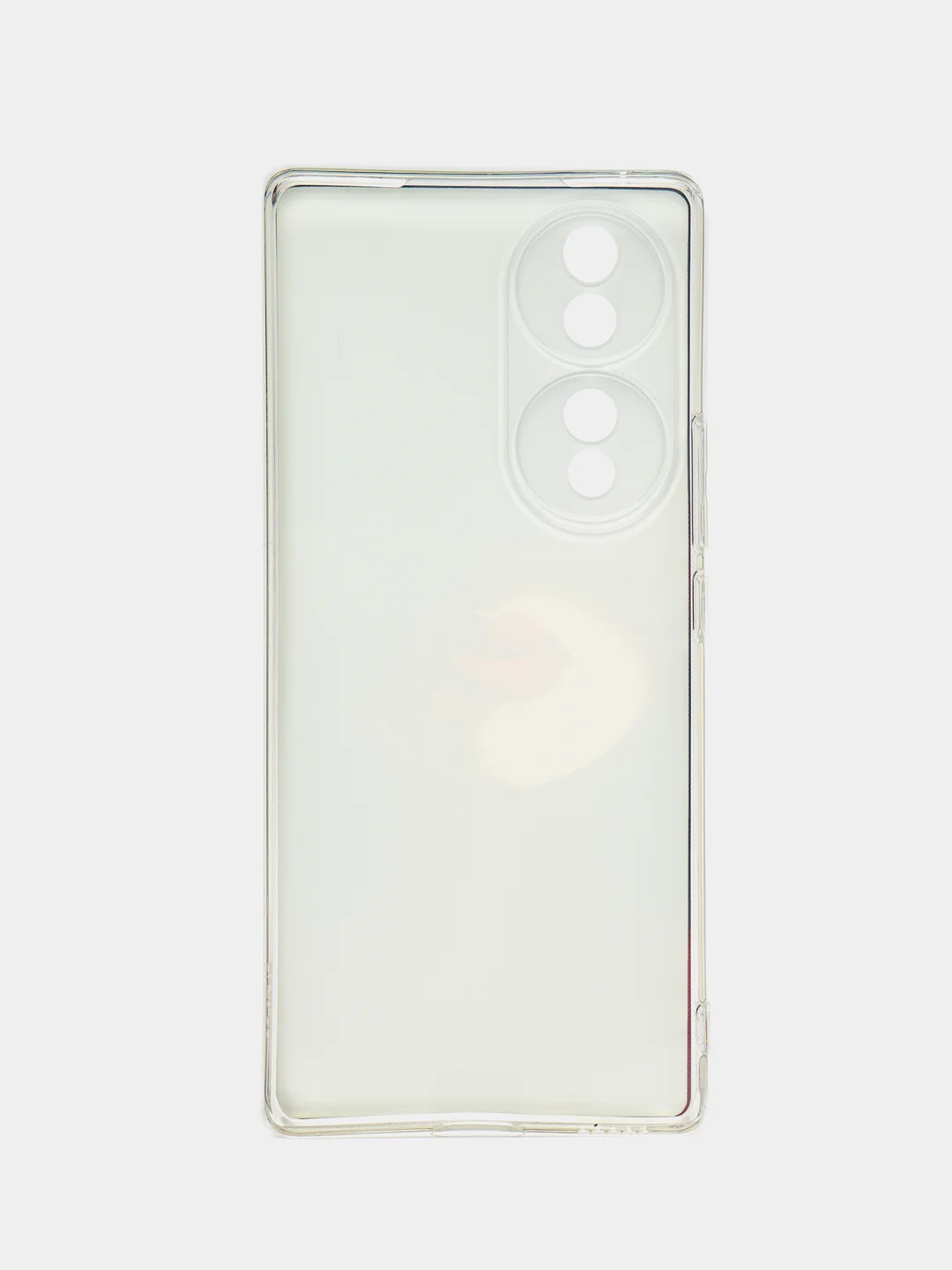 Фиолетовый силиконовый чехол на Honor 70 / Хонор 70 прозрачный, с рисунком, защита камеры