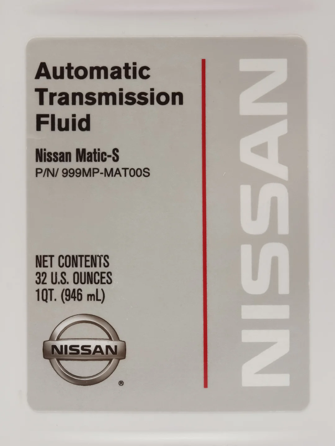 Масло трансмиссионное NISSAN ATF Matic-S (0,946л) Арт. 999MP-MAT00S