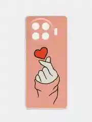 Коралловый чехол на Tecno Spark 20 Pro Plus / Текно Спарк 20 Про Плюс прозрачный, с рисунком