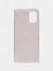 Пурпурный чехол на Samsung Galaxy A71 4G / Самсунг А71 4G прозрачный, с рисунком, защита камеры