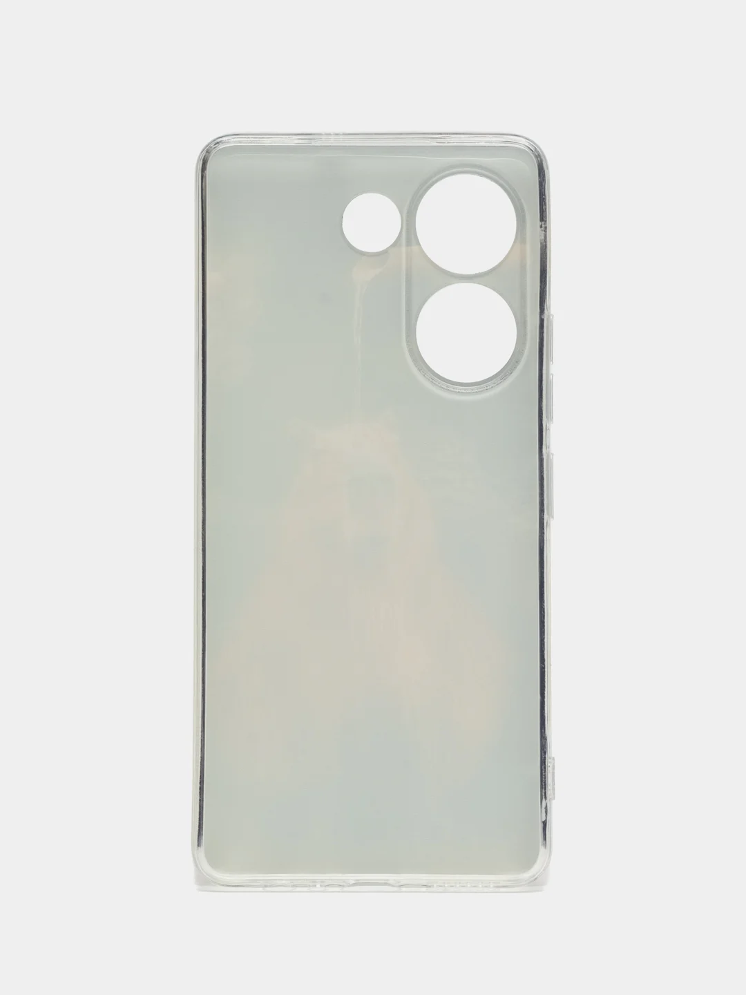 Коричневый чехол на Tecno Camon 20/20 Pro 4G / Текно Камон 20/20 Про 4G прозрачный, с рисунком