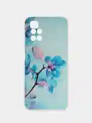Лазурный чехол на Xiaomi Redmi 10 / Сяоми Редми 10 прозрачный, с рисунком, защита камеры