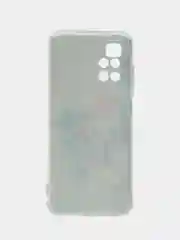 Лазурный чехол на Xiaomi Redmi 10 / Сяоми Редми 10 прозрачный, с рисунком, защита камеры