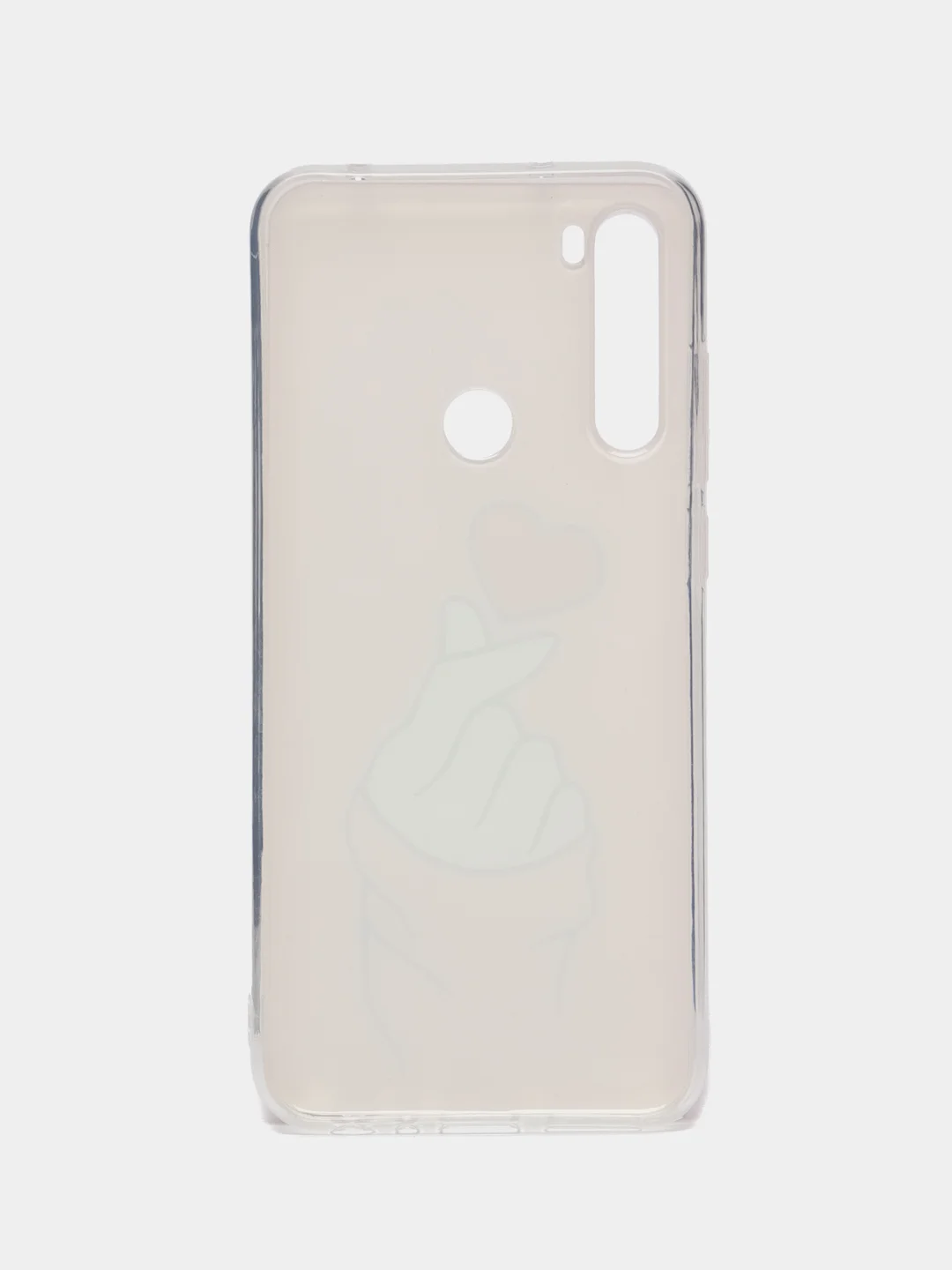 Коралловый чехол на Xiaomi Redmi Note 8T / Сяоми Редми Нот 8T прозрачный, с рисунком, защита камеры