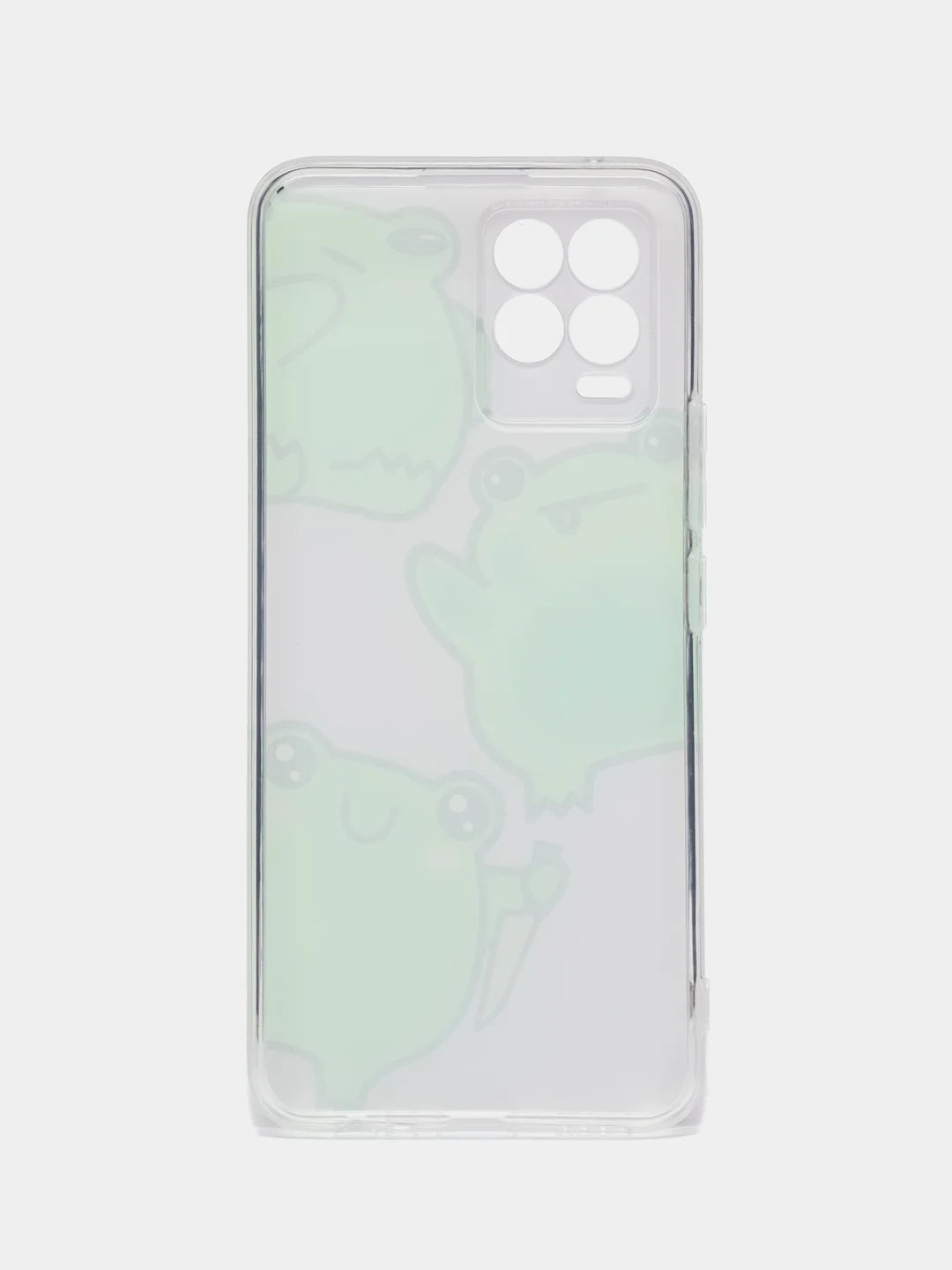 Лавандовый чехол на Oppo Realme 8/8 Pro / Реалми 8/8 Про прозрачный, с рисунком, защита камеры