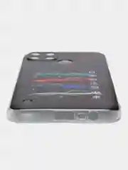 Хром чехол на Oppo Realme C21Y/C25Y / Реалми C21Y/C25Y прозрачный, с рисунком, защита камеры