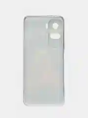Коричневый силиконовый чехол на Honor 90 Lite / Хонор 90 Лайт прозрачный, с рисунком, защита камеры