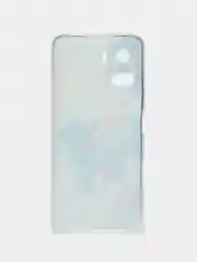 Лазурный силиконовый чехол на Honor 90 Lite / Хонор 90 Лайт прозрачный, с рисунком, защита камеры