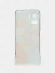 Светло-оранжевый силиконовый чехол на Honor 90 Lite / Хонор 90 Лайт прозрачный, с рисунком, защита камеры