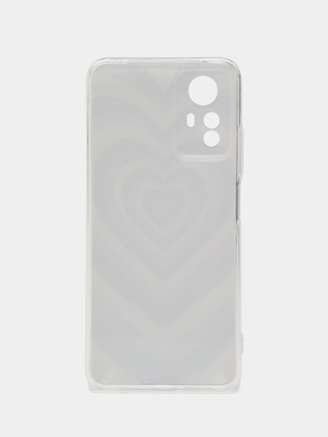 Лавандовый чехол прозрачный на Xiaomi Redmi Note 12S (Сяоми Редми Нот 12S), с рисунком, защита камеры