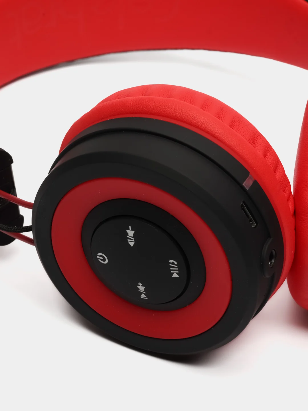 Красный наушники bluetooth Celebrat A4