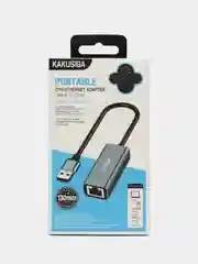 Переходник USB-A - RJ45 для интернета Адаптер Usb 2.0 - Ethernet Rj45