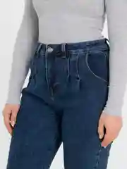 Синий джинсы женские